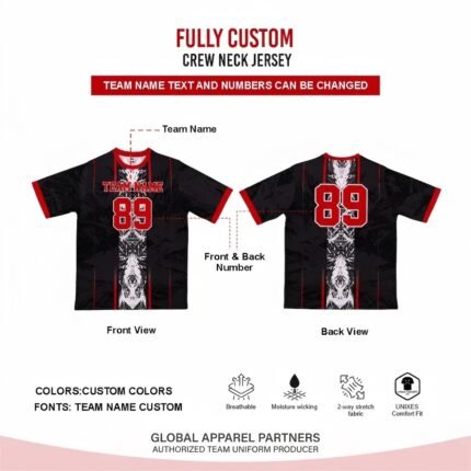 Custom Sublimated Crew Neck Shirt