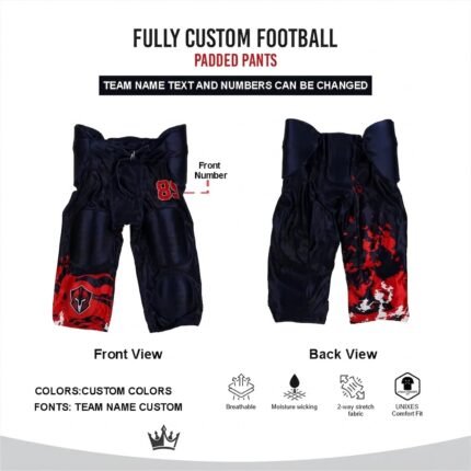 Custom Sublimated Football Pants – Padded