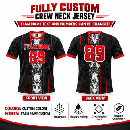 Custom Sublimated Crew Neck Shirt