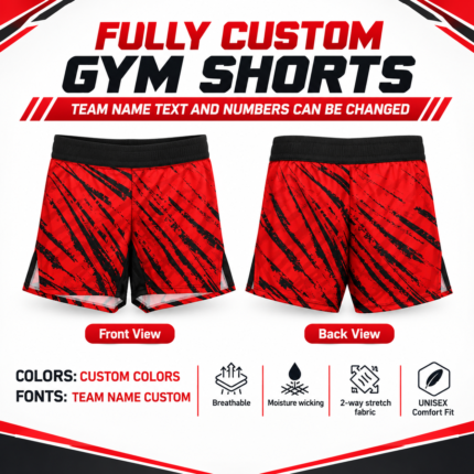 Custom Sublimated Gym Shorts