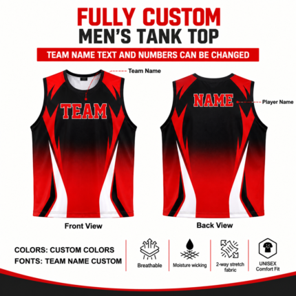 Custom Sublimated Running Tank Top