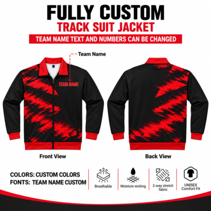 Custom Sublimated Tracksuit Jacket